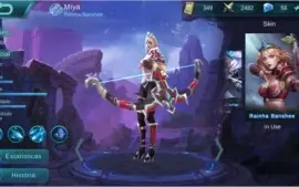 Conta de Mobile Legends - Vários heróis + 4 skins