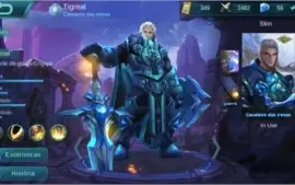 Conta de Mobile Legends - Vários heróis + 4 skins