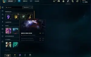 Conta diamante 4 com 25 Champs e 3 Skins + 2 Fragmentos