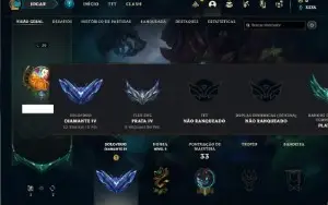 Conta diamante 4 com 25 Champs e 3 Skins + 2 Fragmentos