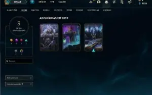 Conta diamante 4 com 25 Champs e 3 Skins + 2 Fragmentos