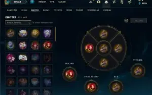 Conta diamante 4 com 25 Champs e 3 Skins + 2 Fragmentos