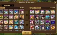 Summoners Wars - Conta Global, vários NAT 5*e algumas Skins.
