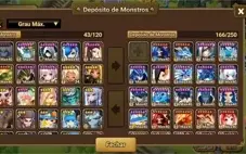 Summoners Wars - Conta Global, vários NAT 5*e algumas Skins.