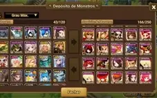 Summoners Wars - Conta Global, vários NAT 5*e algumas Skins.
