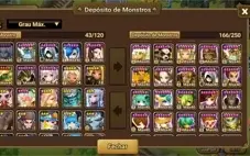 Summoners Wars - Conta Global, vários NAT 5*e algumas Skins.