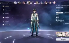 Conta Honkai Star Rail Blade/Kafka/Dan Heng/Seele/Bailu