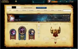 Ouro V /72 skin/ 93 Campeões /10 pag de runas