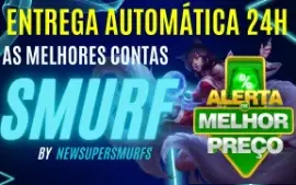 Smurf Lvl 30 Unranked Mais Barata Envio 100% Automático