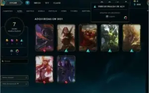 CONTA LOL NVL 45 UNRANKED