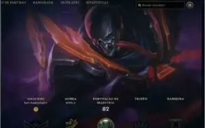 CONTA LOL NVL 45 UNRANKED