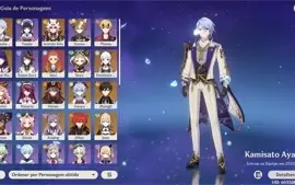 ✧ Genshin impact conta com 10 personagens 5 estrelas✧