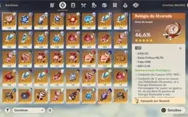 ✧ Genshin impact conta com 10 personagens 5 estrelas✧