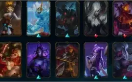 Vendo conta league of legends skin caras