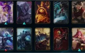 Vendo conta league of legends skin caras