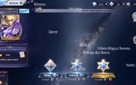 Saint seiya Awakening com mais de 3400 Gemas Avançadas