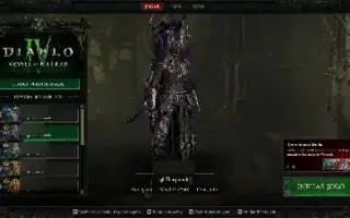 Conta Diablo 4 Com Skins De Loja E Dlc Nova
