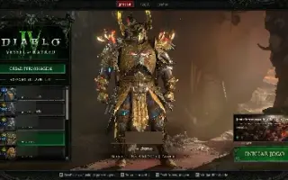 Conta Diablo 4 Com Skins De Loja E Dlc Nova