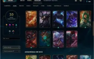 Conta League of Legends Ouro IV