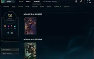 Conta League of Legends Ouro IV