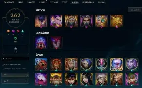 Conta League of Legends - 478 Skins
