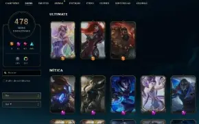 Conta League of Legends - 478 Skins