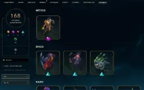 Conta League of Legends - 478 Skins