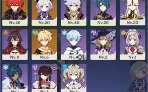 AR7 | Qiqi, Razor, Chongyun, Xingqiu, e Barbara + O sino