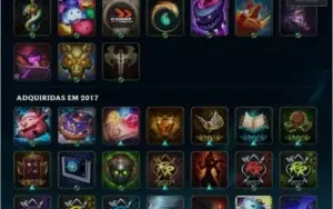 CONTA UNRANKED 149 CHAMPIONS E 223 SKINS