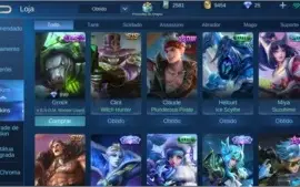 Conta mobile legends 82 skin - elo lenda lll muito barato