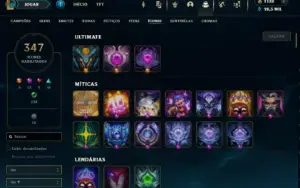 Conta Lol 2015 Mestre TODOS OS CHAMPS 1100 DE RP