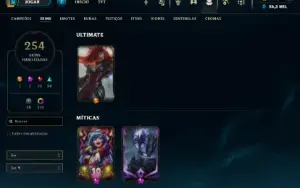 Conta Lol 2015 Mestre TODOS OS CHAMPS 1100 DE RP