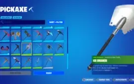 Conta rara de fortnite com picareta Minty