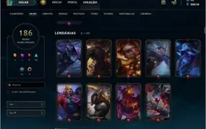 Conta de League of Legends