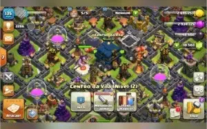 Clash of Clans CV 12 Barato 10kk + de gemas