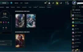 conta plat 4 quase todos os champs