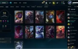 conta plat 4 quase todos os champs