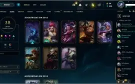 conta plat 4 quase todos os champs