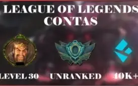 Contas Unrankeds/Smurfs League of Legends Nvl 30