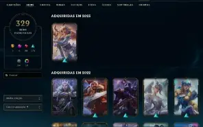 MEGA CONTA DA RIOT COM LOL,VAVA E TFT UPADOS (LOL+300 SKINS)