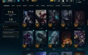 Esmeralda 1 com 90 Champs e 29 Skins ( ADC / MID )