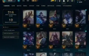 Esmeralda 1 com 90 Champs e 29 Skins ( ADC / MID )