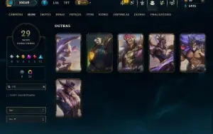 Esmeralda 1 com 90 Champs e 29 Skins ( ADC / MID )