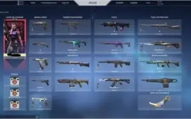 Conta Valorant com +300 em skins - Plat 1