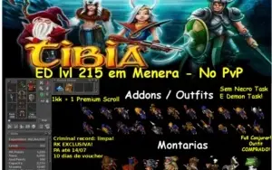 Elder Druid LvL 215 em Menera!
