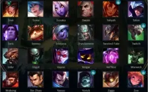 Conta LoL Lvl 133 Gold 4