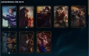 Conta LoL Lvl 133 Gold 4