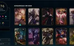 Conta LOL sem rank nível 280