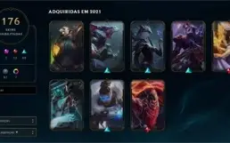 Conta LOL sem rank nível 280