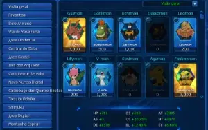 Conta End game com AOA, DB, Duke Shin, Fang Shin e mais